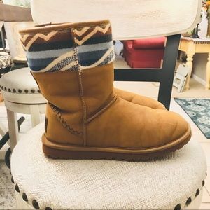 UGG Australian classic Deco Pendleton Boots